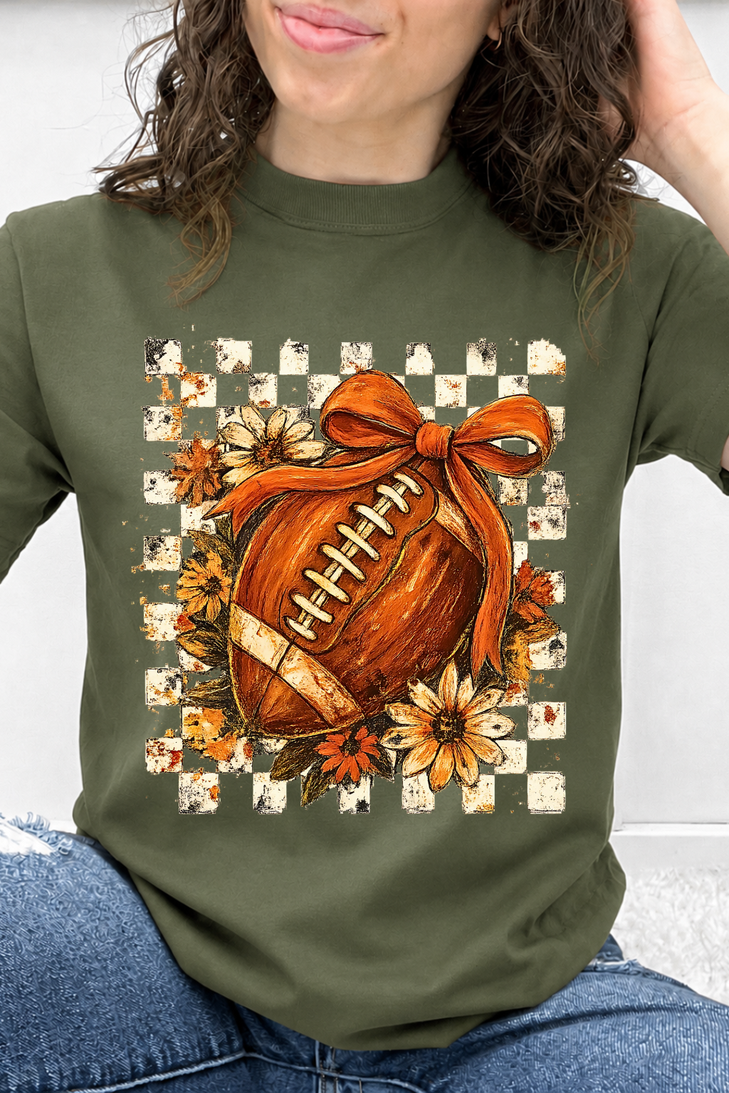 Football Checker & Bow Graphic Collection