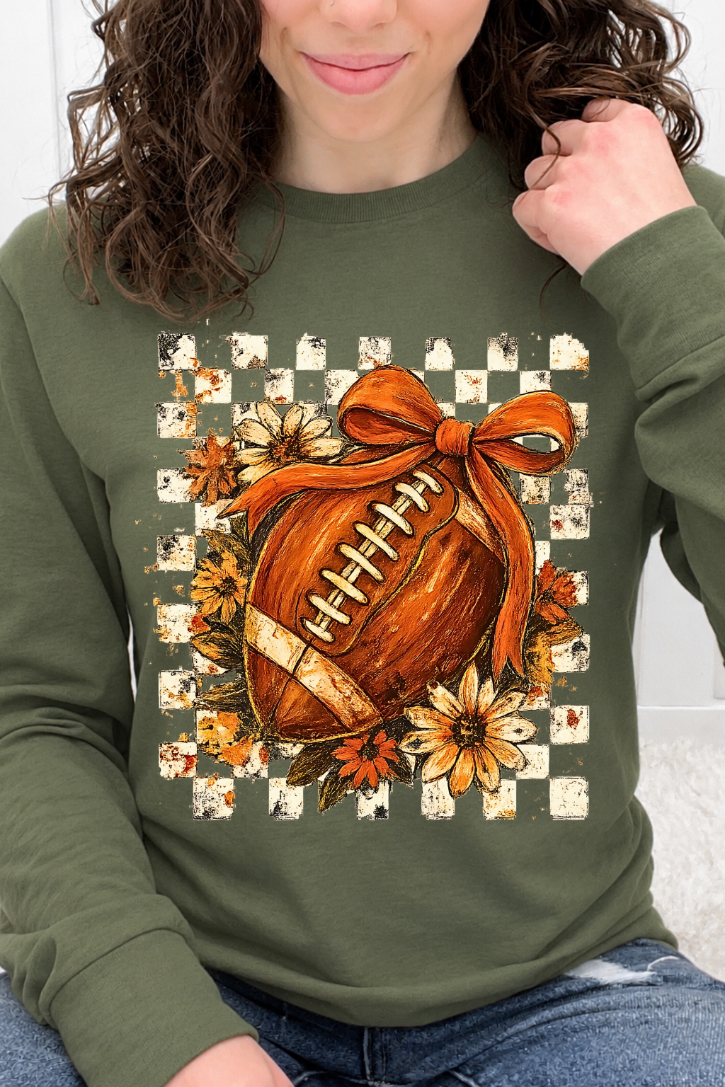 Football Checker & Bow Graphic Collection