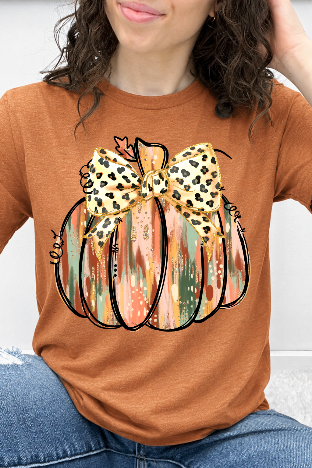 Fall Palette Brushstroke Pumpkin Graphic Collection