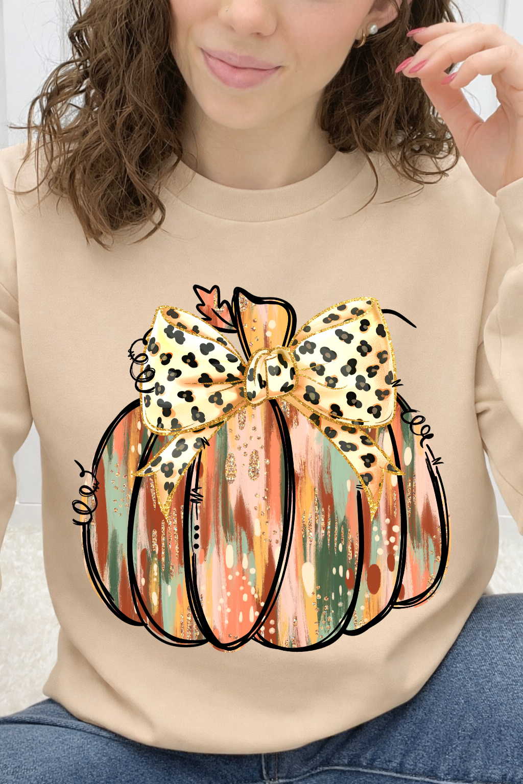 Fall Palette Brushstroke Pumpkin Graphic Collection