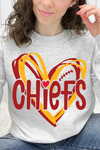 Heather Grey Gildan Sweatshirt