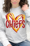 Heather Grey Long Sleeve Gildan Tee