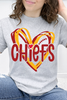 Red & Gold Game Day Heart Graphic Collection