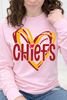 Red & Gold Game Day Heart Graphic Collection