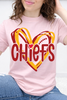 Red & Gold Game Day Heart Graphic Collection