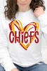 Red & Gold Game Day Heart Graphic Collection