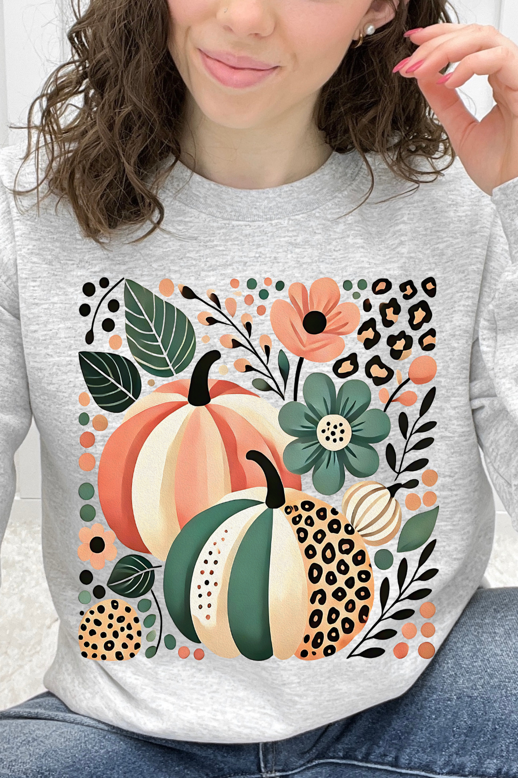 Leopard & Stripe Pumpkin Pair Graphic Collection
