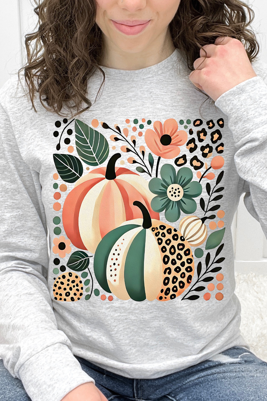 Leopard & Stripe Pumpkin Pair Graphic Collection