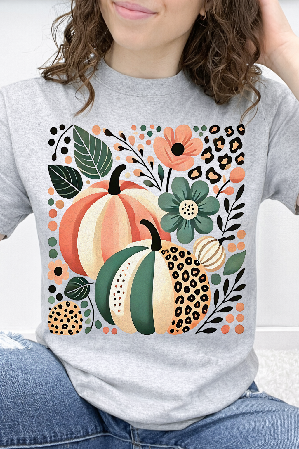Leopard & Stripe Pumpkin Pair Graphic Collection