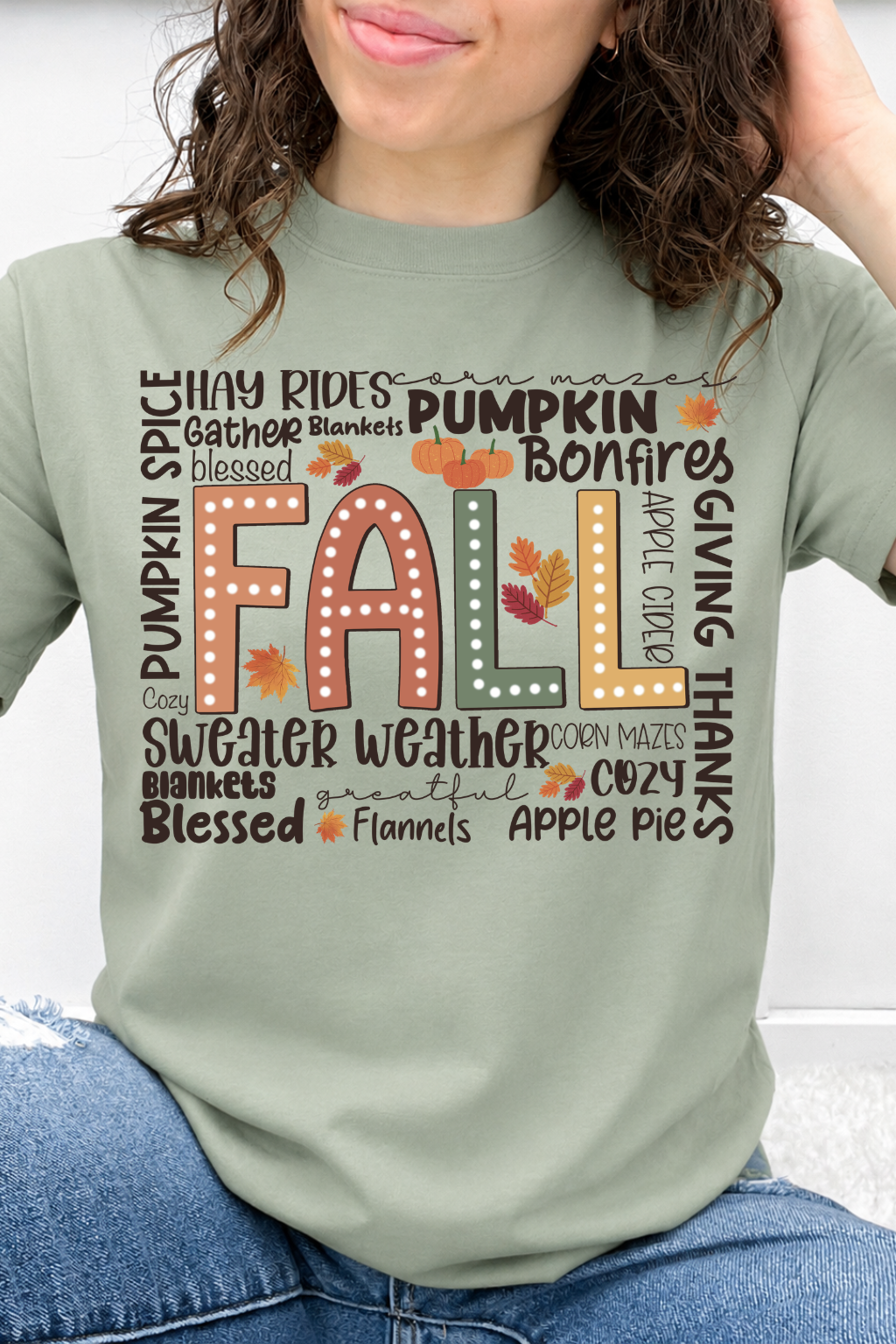 Fall Favorites Word Art Graphic Collection