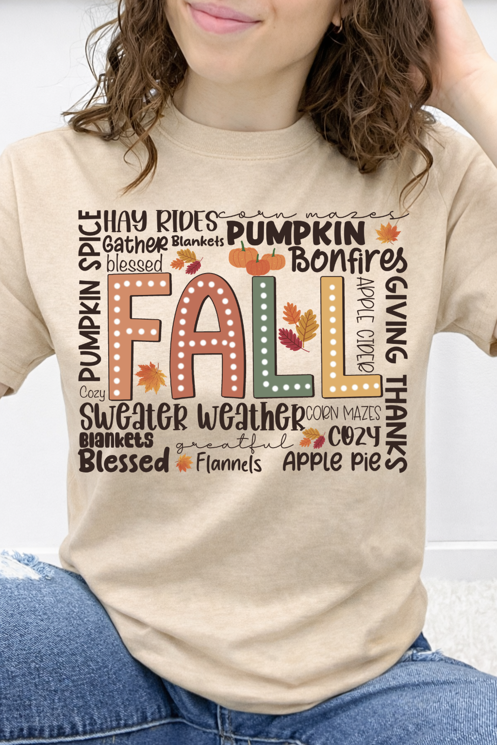 Fall Favorites Word Art Graphic Collection