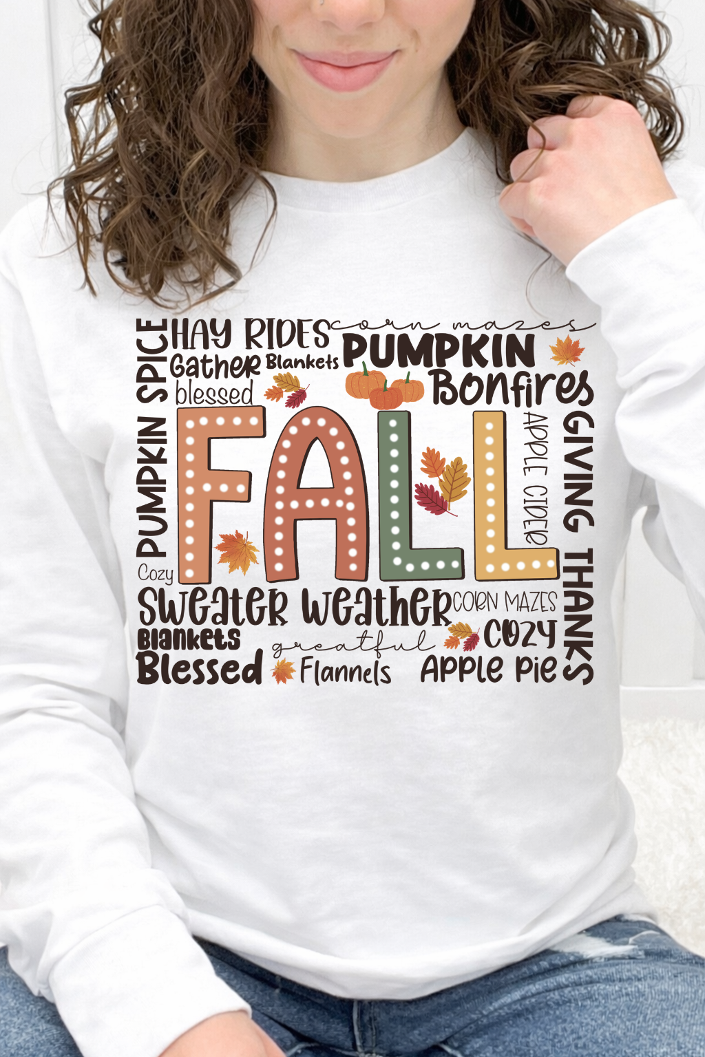 Fall Favorites Word Art Graphic Collection