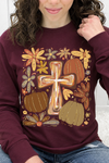 Burgundy Long Sleeve Tultex Tee