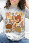 Grey Color Blast Tee