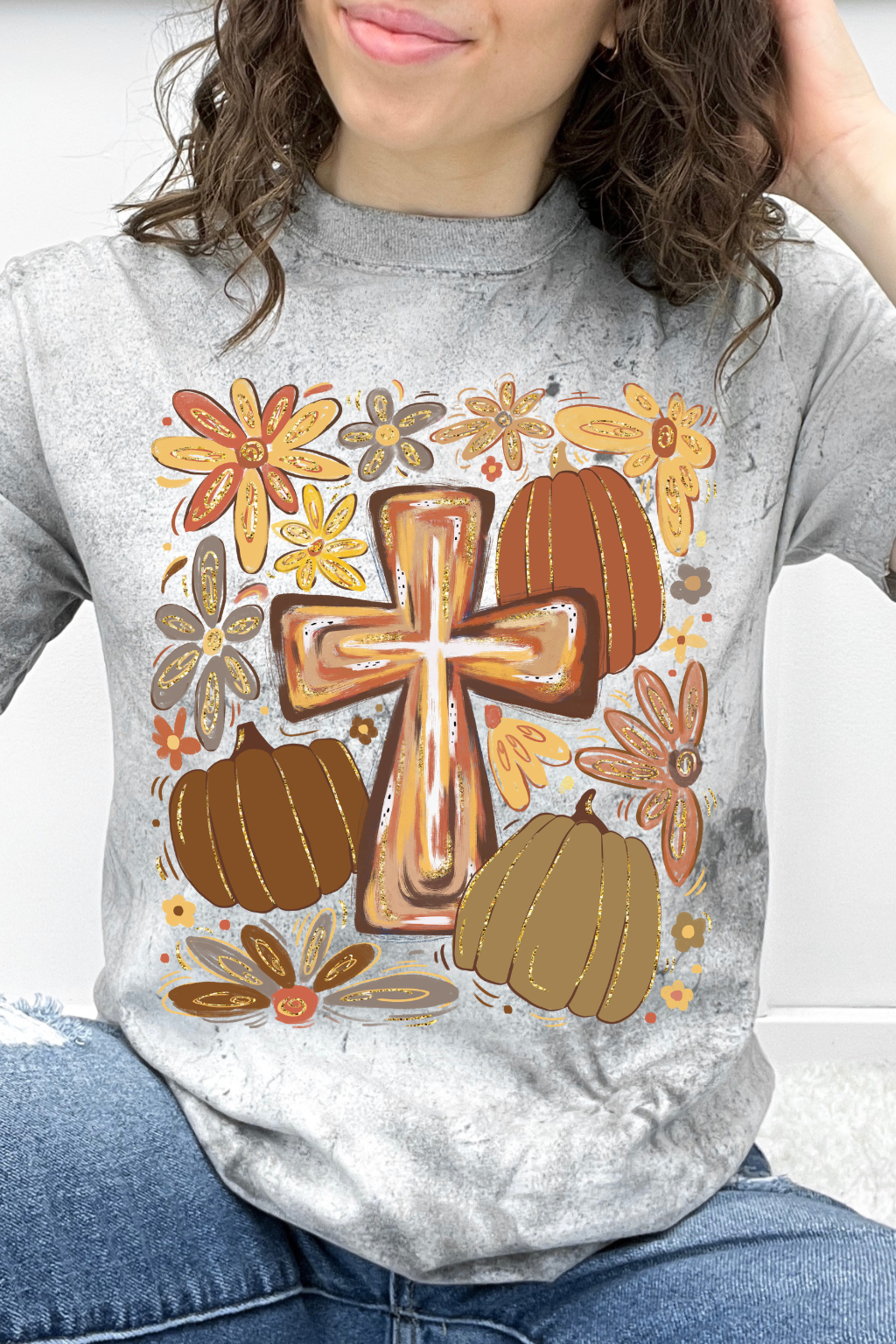 Harvest Cross & Pumpkins Graphic Collection