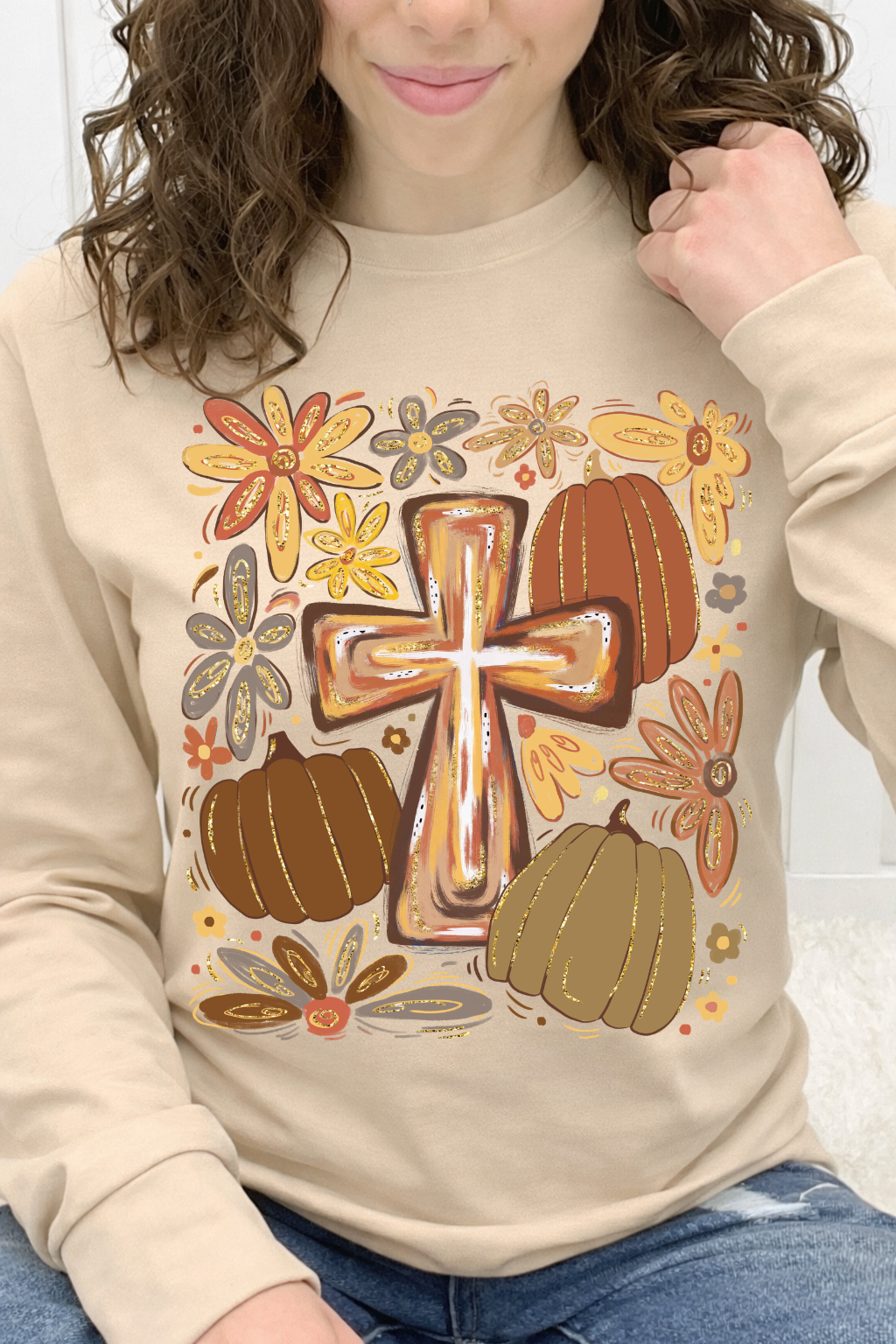 Harvest Cross & Pumpkins Graphic Collection