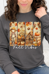 Grey Long Sleeve Tultex Tee