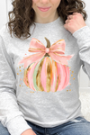 Heather Grey Long Sleeve Gildan Tee