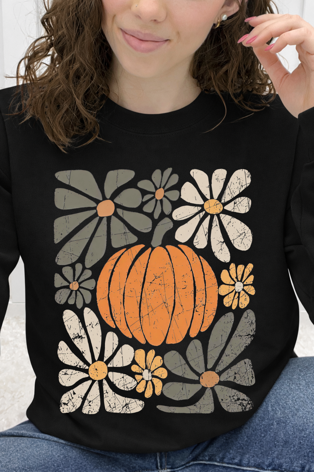 Distressed Pumpkin Bloom Graphic Collection