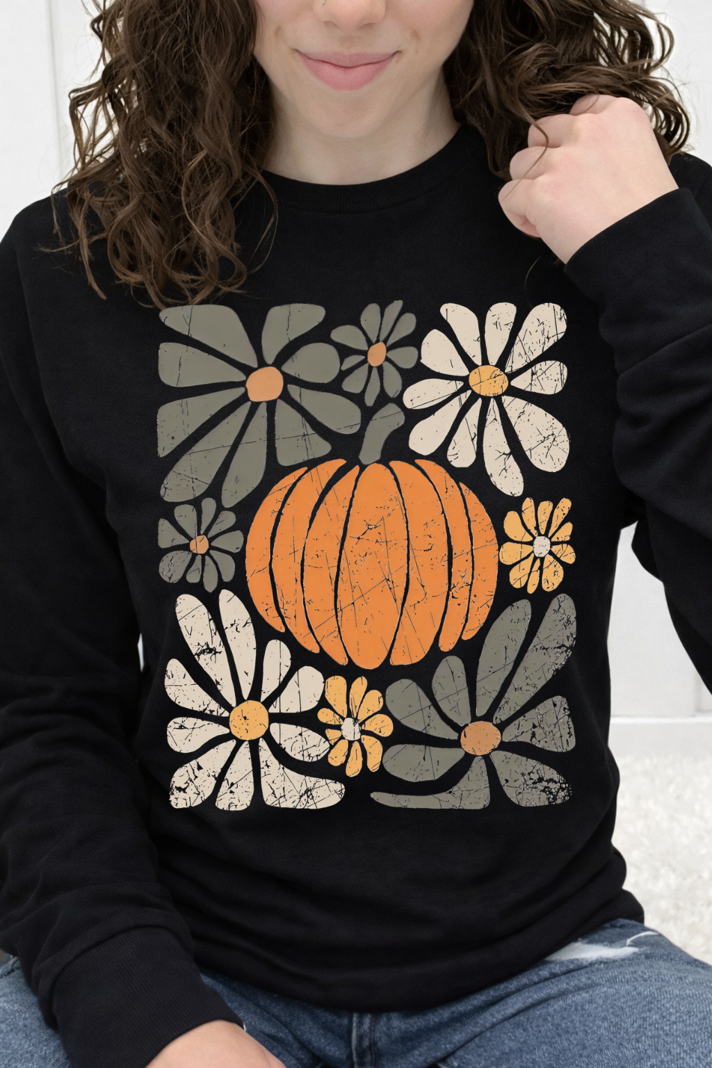 Distressed Pumpkin Bloom Graphic Collection