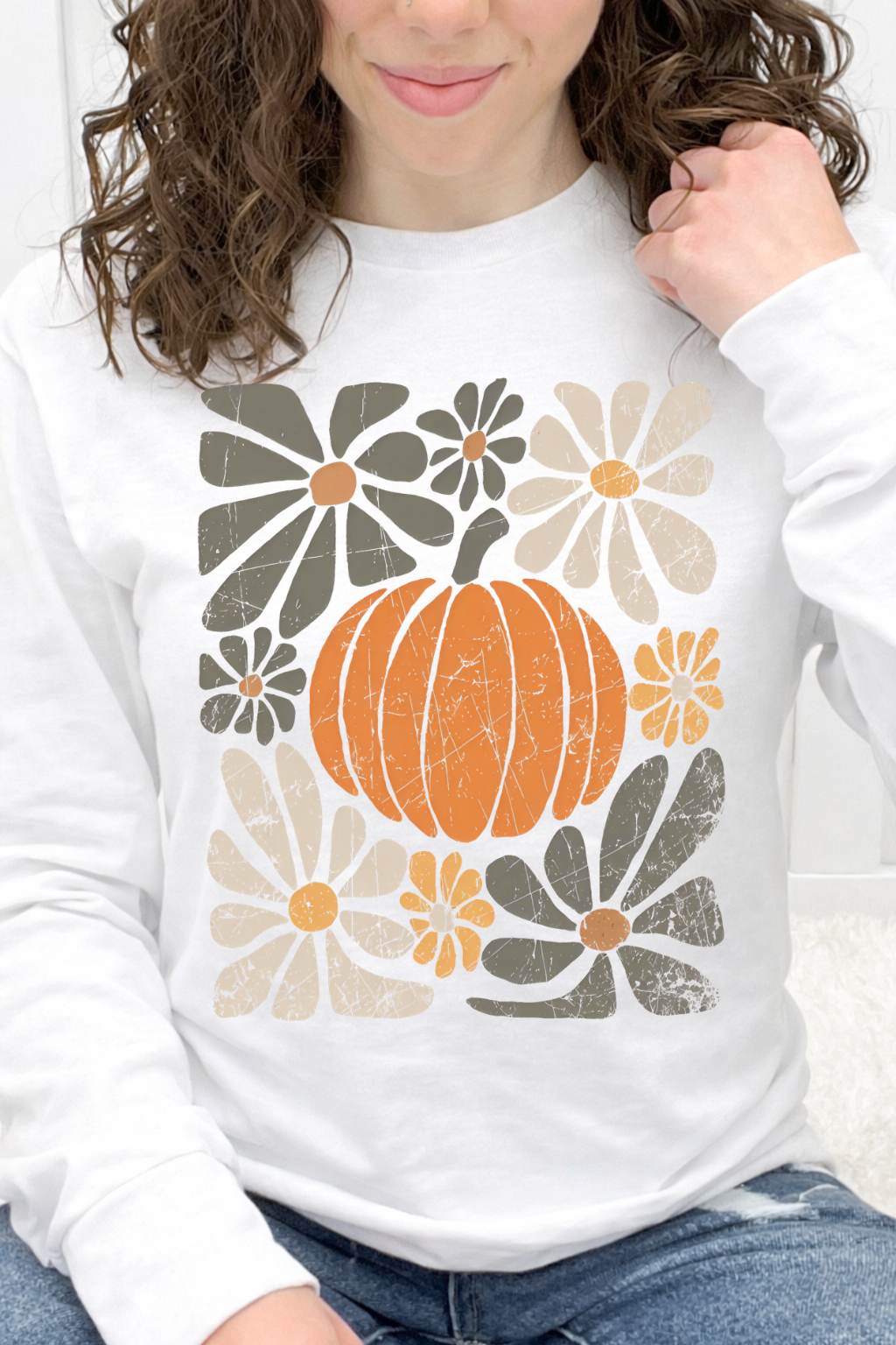 Distressed Pumpkin Bloom Graphic Collection