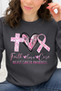 Faith Love Cure "Breast Cancer Awareness" Graphic Tee