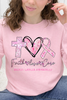 Faith Love Cure "Breast Cancer Awareness" Graphic Tee