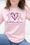Pink Tultex Tee