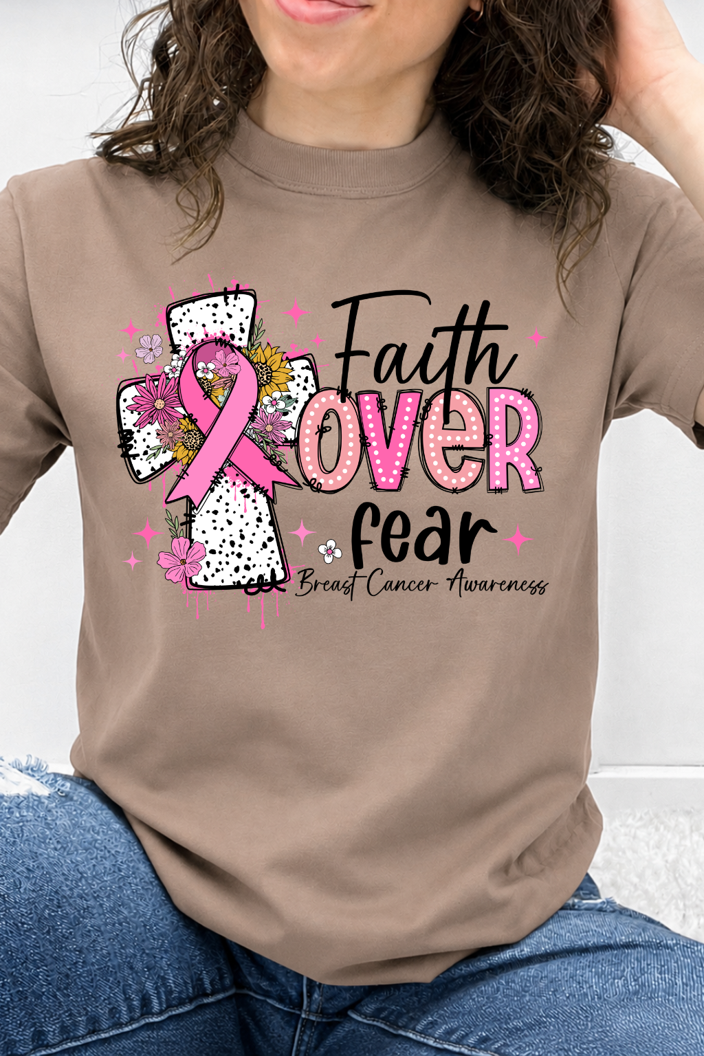 Faith Over Fear "Breast Cancer Awareness" Graphic Collection