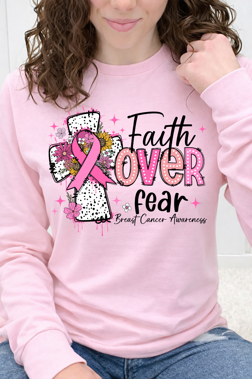 Faith Over Fear "Breast Cancer Awareness" Graphic Collection