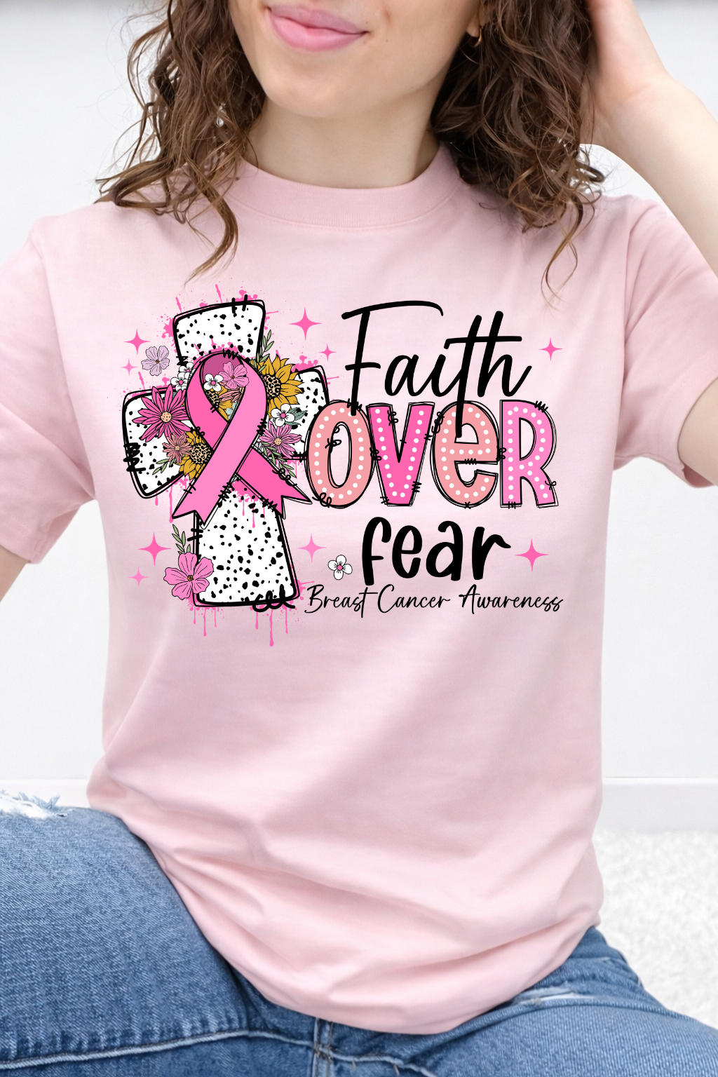 Faith Over Fear "Breast Cancer Awareness" Graphic Collection