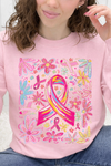 Pink Gildan Sweatshirt