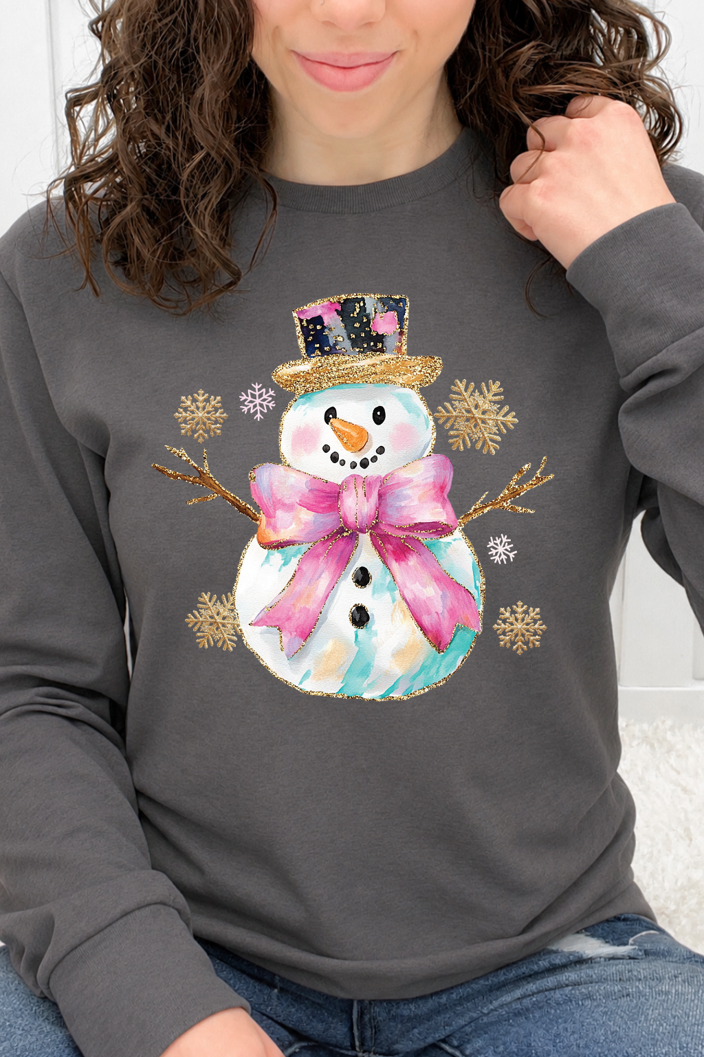 Pretty in Pink Snowman Graphic Collection