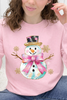 Pretty in Pink Snowman Graphic Collection