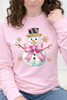 Pretty in Pink Snowman Graphic Collection
