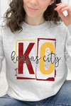 Heather Grey Gildan Sweatshirt