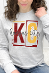 Heather Grey Long Sleeve Gildan Tee