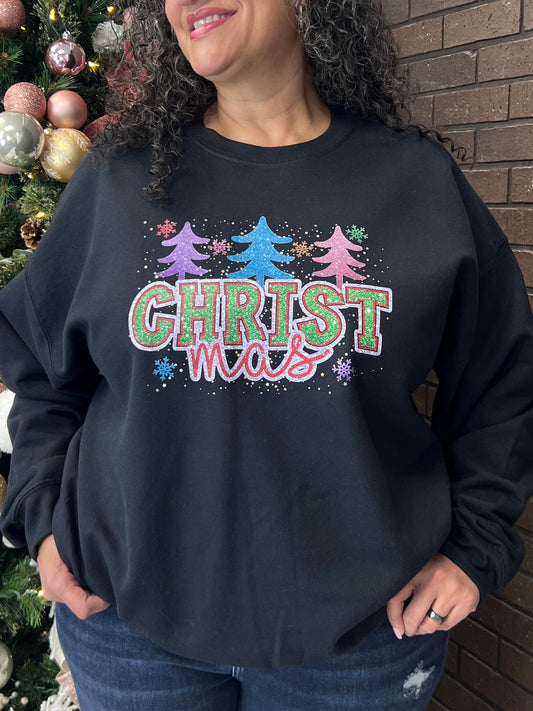 Twinkle Trees Graphic Sweatshirt