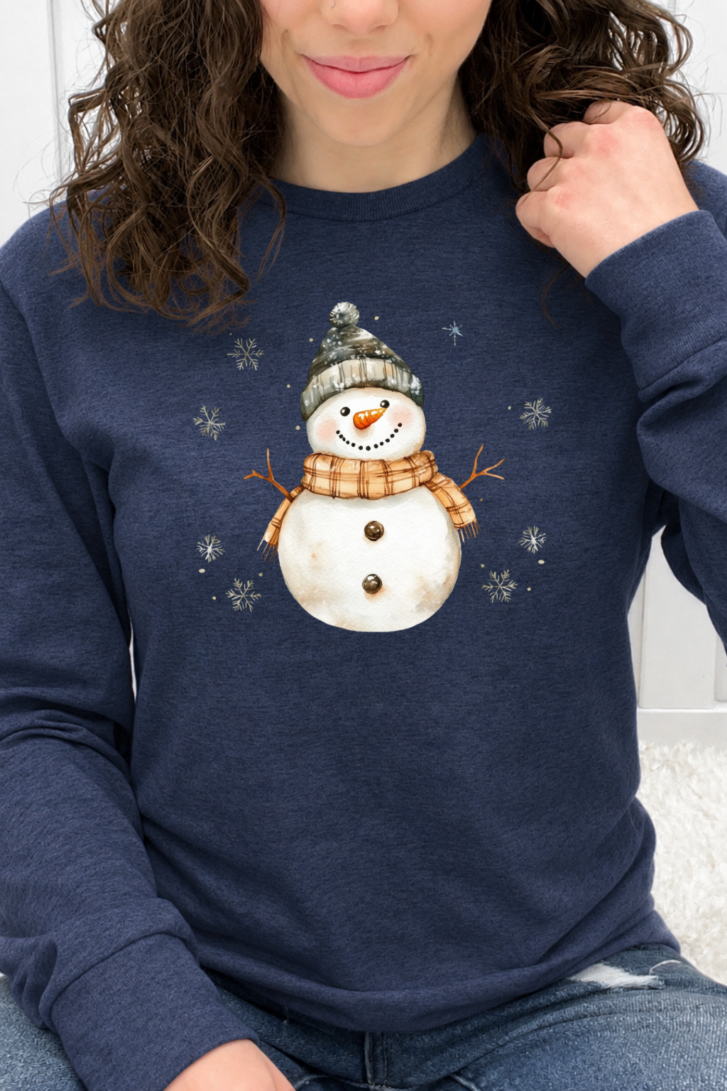 Cozy Watercolor Snowman Graphic Collection