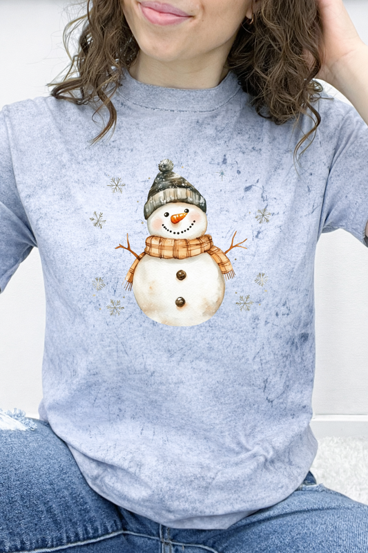 Cozy Watercolor Snowman Graphic Collection