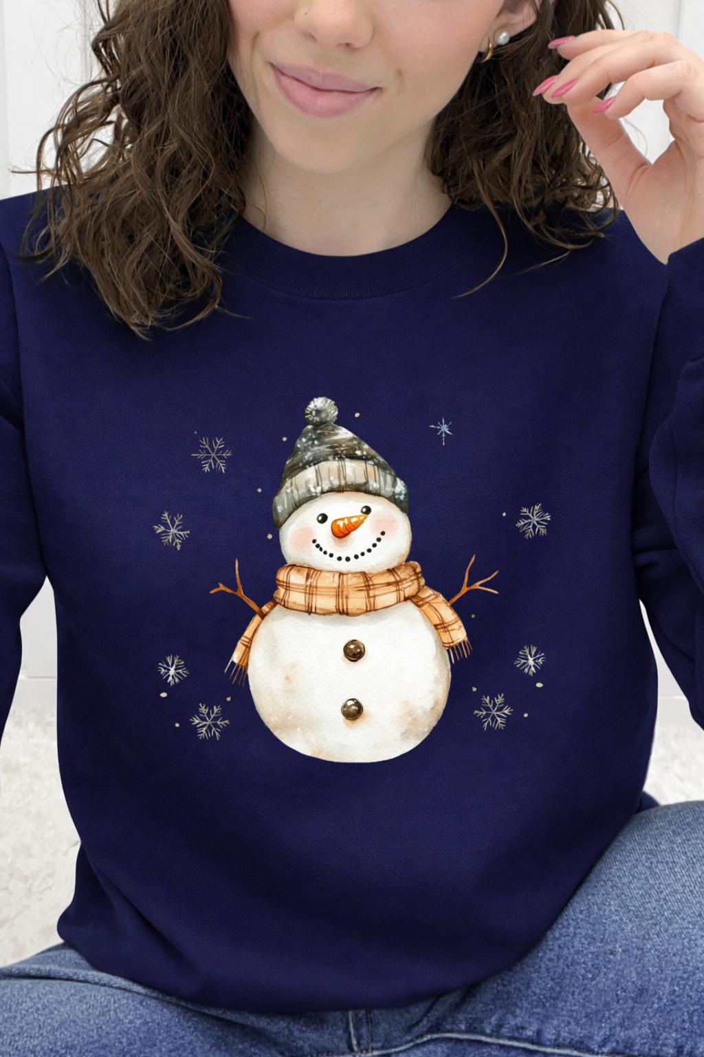 Cozy Watercolor Snowman Graphic Collection