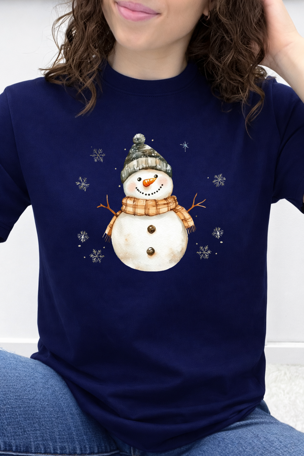 Cozy Watercolor Snowman Graphic Collection