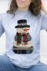 Denim Patchwork Snowman Graphic Collection
