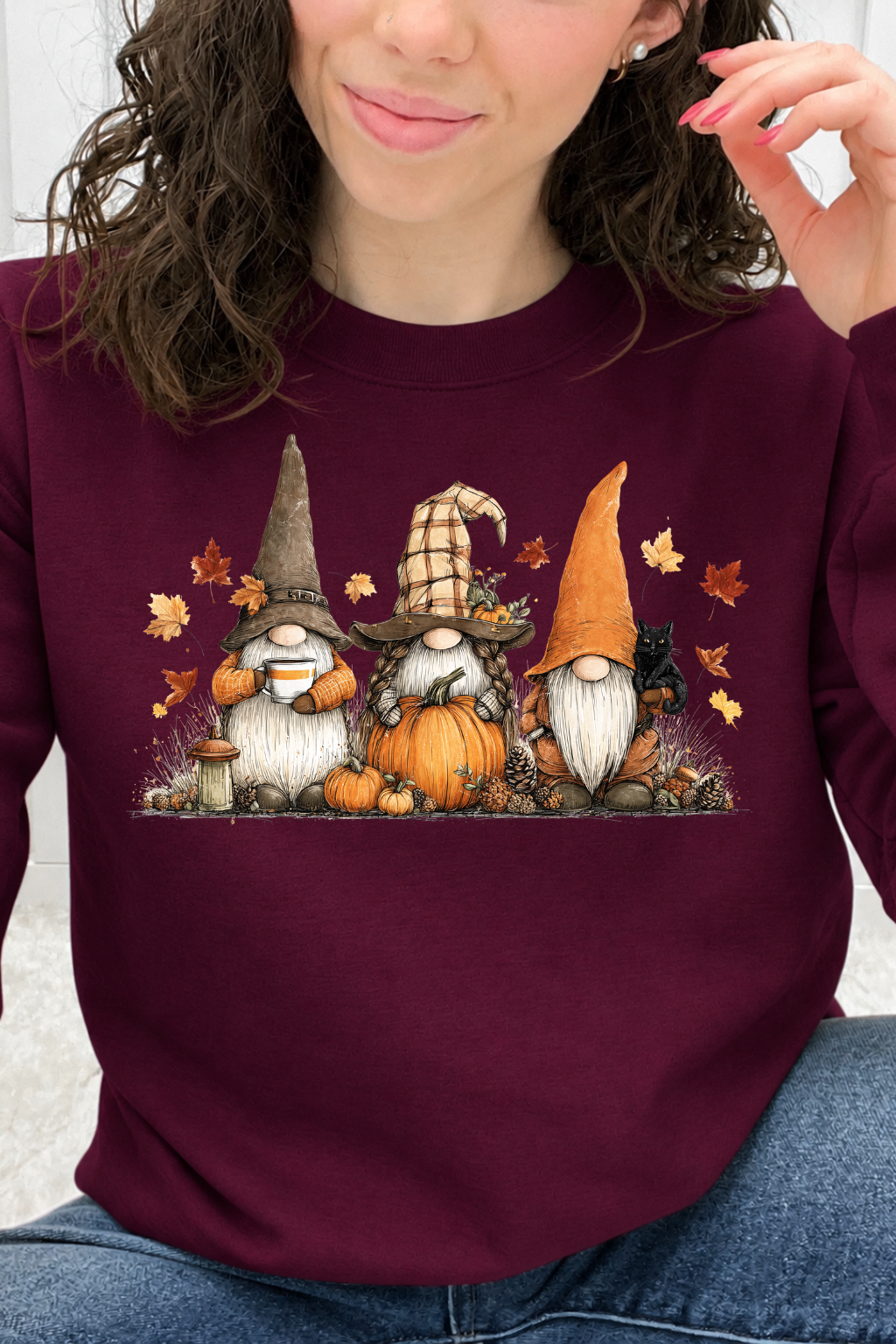Black Cat Autumn Gnomes Graphic Collection