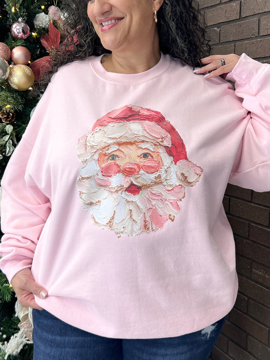 The Blushing Claus Graphic Sweatshirt