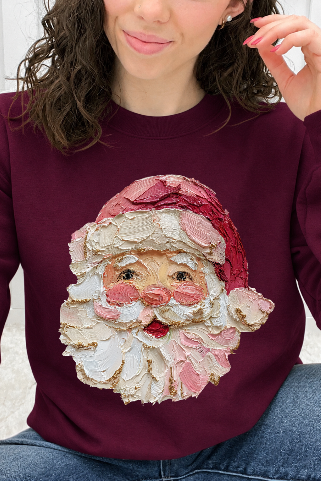 The Painted Blushing Claus Graphic Collection
