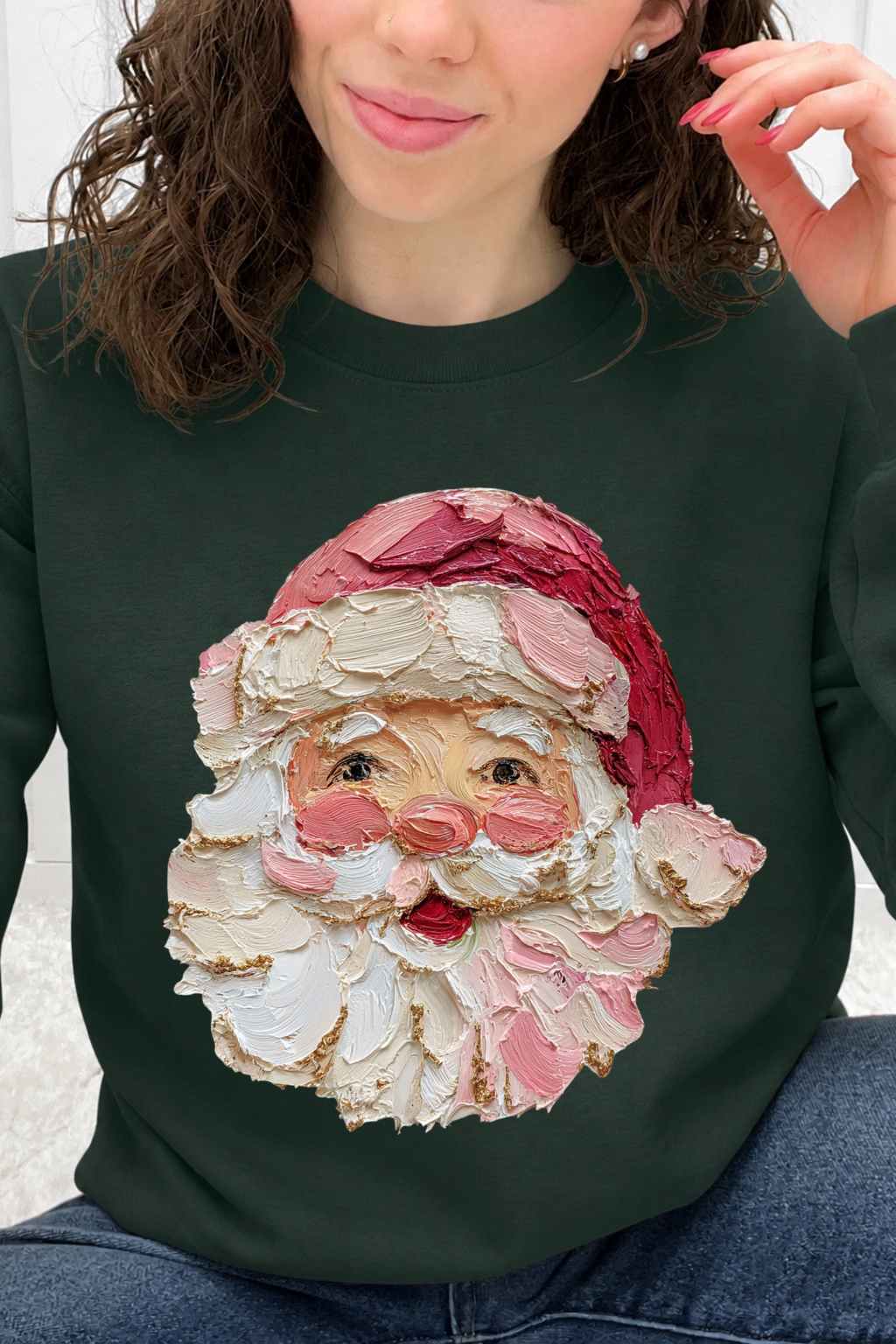The Painted Blushing Claus Graphic Collection