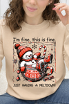 Sand Gildan Sweatshirt