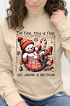 Sand Long Sleeve Tultex Tee
