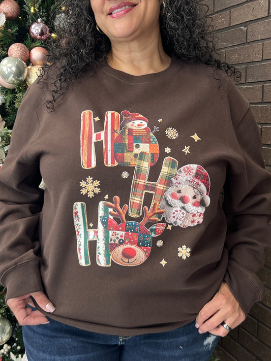 HO, HO, HO Graphic Sweatshirt